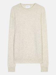 Perfect Cashmere Kaszmirowy sweter "Blake" w kolorze kremowym rozmiar: XXL. Brązowe swetry nierozpinane Perfect Cashmere, xxl, bez wzorów, z kaszmiru, bez kołnierzyka, bez ramiączek. Za 247.69 zł.