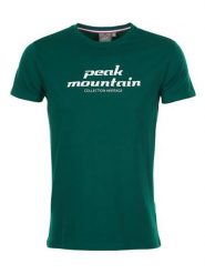 Peak Mountain Koszulka w kolorze zielonym rozmiar: XL. Zielone bezrękawniki Peak Mountain, xl, bez wzorów, z bawełny, bez kołnierzyka, bez ramiączek. Za 65.99 zł.