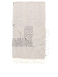ILVY'S Chusta hammam w kolorze szaro-czarnym - 180 x 95 cm rozmiar: onesize. Czarne szaliki ILVY'S, bez wzorów, z bawełny. Za 96.83 zł.