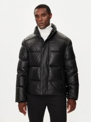 Moose Knuckles Kurtka skórzana Kings M34ML311 Czarny Regular Fit. Czarne kurtki Moose Knuckles, l, bez wzorów, ze skóry, bez kaptura. Za 4,199.00 zł.