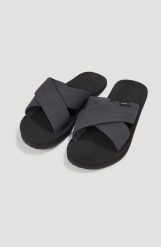 Klapki basenowe męskie O'Neill Koosh Cross Over Bloom Slides. Czarne klapki O'Neill, z gumy. Za 191.65 zł.
