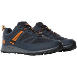 Buty trekkingowe męskie The North Face M Litewave Futurelight. Niebieskie buty trekkingowe The North Face, bez wzorów, bez zapięcia, trekkingowe. Za 432.00 zł.