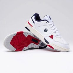 Sneakersy męskie sportowe białe K-Swiss Match Pro LTH tenisówki ze. Białe trampki K-SWISS, m, bez wzorów, bez zapięcia. Za 239.00 zł.