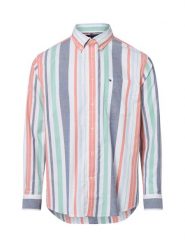 Tommy Hilfiger Koszula Mężczyźni Modern Fit Bawełna biały|pomarańczowy|wielokolorowy, M. Białe koszule Tommy Hilfiger, m, bez wzorów, z bawełny, bez kołnierzyka, bez ramiączek. Za 329.95 zł.