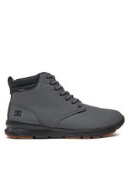 DC Shoes Trzewiki Mason 2 ADYS700216-DGB Szary. Szare botki sznurowane DC Shoes, bez wzorów, ze skóry, bez obcasa, bez zapięcia. Za 399.99 zł.