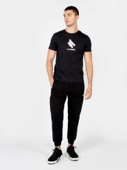 Les Hommes T-Shirt "New Logo" | LBT1009700P | Mężczyzna | Czarny. Czarne t-shirty Les Hommes, m, bez wzorów, z bawełny, bez kołnierzyka, bez ramiączek. W wyprzedaży za 239.00 zł.