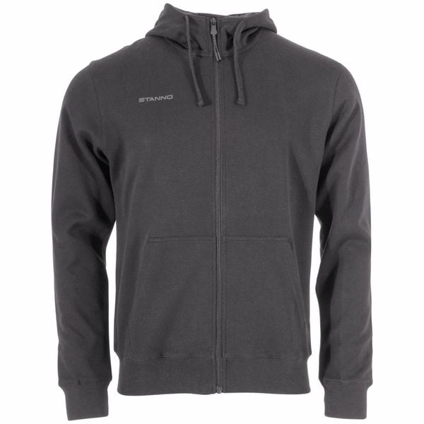 Bluza z kapturem i zamkiem błyskawicznym Stanno Base. Szare bluzy z kapturem STANNO, xl, bez wzorów, z bawełny, z kapturem. Za 258.00 zł.