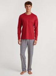 Calida Piżama w kolorze czerwonym rozmiar: XXL. Czerwone piżamy Calida, xxl, bez wzorów, z bawełny, bez ramiączek. Za 157.35 zł.