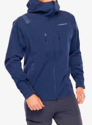 Kurtka z membraną La Sportiva Helixir Shell Jacket. Niebieskie kurtki La Sportiva, l, bez wzorów, z materiału, bez kaptura. Za 1,341.99 zł.
