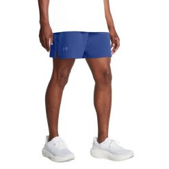 Spodenki do biegania męskie Under Armour Launch Elite 5". Niebieskie szorty Under Armour, m, bez wzorów, sportowe. Za 212.75 zł.