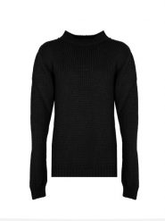La Haine Inside US Sweter | 3M LM279 | Mężczyzna | Czarny. Czarne swetry nierozpinane La Haine Inside Us, m, bez wzorów, z dzianiny, bez kołnierzyka, bez ramiączek. W wyprzedaży za 489.00 zł.