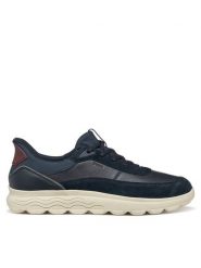 Geox Sneakersy U Spherica Plus U56MPA 08522 CF44K Granatowy. Niebieskie buty sportowe casual Geox, bez wzorów, ze skóry, bez zapięcia. Za 379.99 zł.