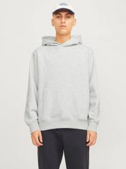 Jack & Jones Bluza "Jjeurban" w kolorze szarym rozmiar: M. Szare bluzy Jack & Jones, m, bez wzorów, z materiału, z kapturem. Za 145.26 zł.