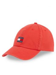 Tommy Jeans Czapka z daszkiem Tjm Heritage Cap AM0AM12020 Czerwony. Czerwone czapki z daszkiem Tommy Jeans, bez wzorów, z bawełny. Za 109.99 zł.