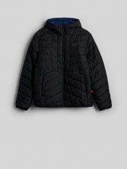 4F Kurtka dwustronna z wypełnieniem Primaloft Silver męska - czarna XXL. Czarne kurtki 4F, na zimę, m, bez wzorów, z syntetyku, bez kaptura. Za 599.99 zł.