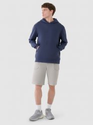 4F Spodenki casual męskie - szare XXL. Szare krótkie spodenki sportowe 4F, l, bez wzorów, z dresówki. Za 149.99 zł.