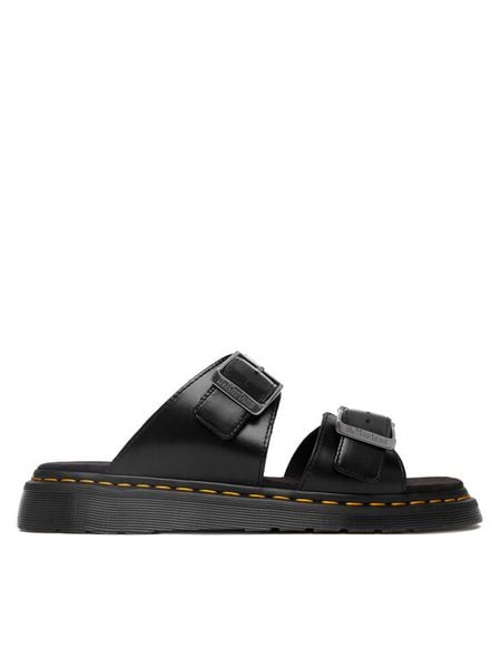 Dr. Martens Klapki Josef DM31570001 Czarny. Czarne klapki Dr. Martens, ze skóry. Za 559.99 zł.