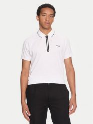 Boss Polo Philix 50519760 Biały Regular Fit. Białe koszulki polo Boss, l, bez wzorów, z bawełny, bez kołnierzyka, bez ramiączek. Za 289.99 zł.