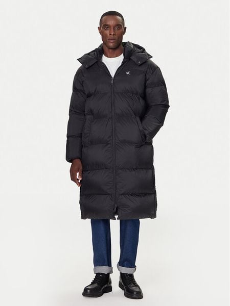 Calvin Klein Jeans Kurtka zimowa LV04RD518G Czarny Regular Fit. Czarne kurtki Calvin Klein Jeans, na zimę, l, bez wzorów, z jeansu, bez kaptura. Za 899.99 zł.