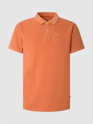 Pepe Jeans Koszulka polo w kolorze pomarańczowym rozmiar: L. Pomarańczowe koszulki polo Pepe Jeans, l, bez wzorów, z bawełny, bez kołnierzyka, bez ramiączek. Za 132.67 zł.