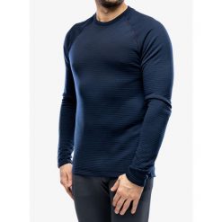 Bluza termoaktywna męska Houdini Desoli Thermal Crew. Niebieskie bielizna termoaktywna Houdini, na zimę, m, bez wzorów, bez ramiączek, narciarskie. Za 618.99 zł.