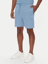 BOSS Szorty piżamowe Waffle Shorts 50535884 Błękitny Relaxed Fit. Niebieskie szorty Boss, m, bez wzorów, z syntetyku. Za 199.99 zł.