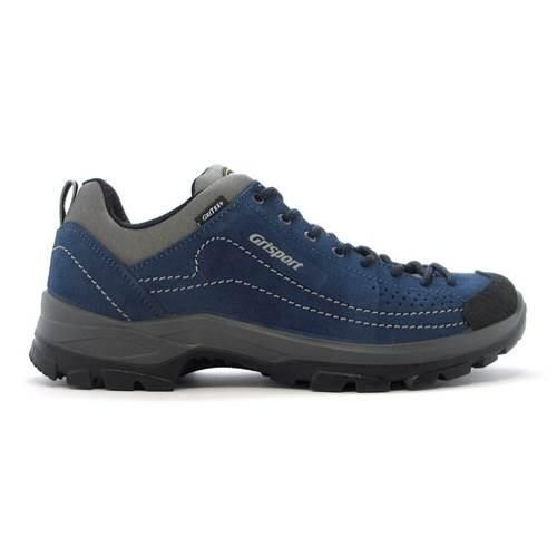 Buty trekkingowe męskie Grisport 14527S2G. Niebieskie buty trekkingowe Grisport, bez wzorów, z gumy, bez zapięcia, trekkingowe. Za 464.00 zł.