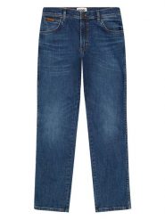 Wrangler Dżinsy - Regular fit - w kolorze granatowym rozmiar: W44/L34. Niebieskie jeansy Wrangler, l. Za 192.45 zł.