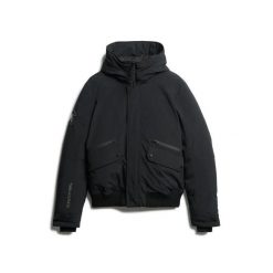 Kurtka bomber утеплена Superdry City. Brązowe kurtki Superdry, xl, z aplikacjami, z materiału, bez kaptura. Za 416.00 zł.
