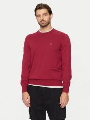 Boss Sweter Kanovano 50471343 Czerwony Regular Fit. Czerwone swetry rozpinane Boss, m, bez wzorów, z bawełny, bez kołnierzyka, bez ramiączek. Za 259.99 zł.