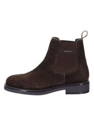 GANT Footwear Skórzane sztyblety "Prepdale" w kolorze brązowym rozmiar: 44. Brązowe sztyblety GANT Footwear, bez wzorów, ze skóry, bez obcasa, bez zapięcia. Za 429.73 zł.