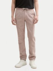 Tom Tailor Spodnie materiałowe 1044716 Beżowy Regular Fit. Brązowe spodnie materiałowe Tom Tailor, m, bez wzorów, z bawełny. Za 209.99 zł.