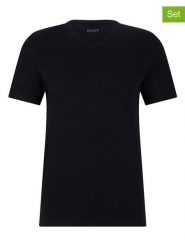 Hugo Boss Underwear Koszulki (3 szt.) w kolorze czarnym rozmiar: S. Czarne bezrękawniki Hugo Boss Underwear, s, bez wzorów, z bawełny, bez kołnierzyka, bez ramiączek. Za 137.45 zł.