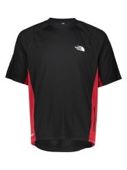 The North Face Koszulka sportowa "Soukuu" w kolorze czarno-czerwonym rozmiar: S. Czarne t-shirty sportowe The North Face, bez wzorów, bez ramiączek, outdoorowe. Za 240.99 zł.