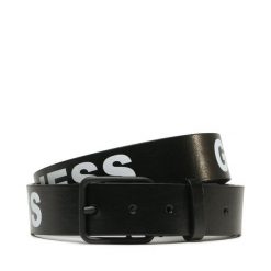 Pasek Męski Guess. Czarne paski Guess, z aplikacjami. Za 139.99 zł.
