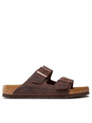 Birkenstock Klapki Arizona Bs 0452761 Brązowy. Brązowe klapki Birkenstock, z nubiku. Za 539.99 zł.