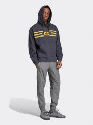 Adidas Bluza w kolorze granatowym rozmiar: XXL. Niebieskie bluzy Adidas, xxl, bez wzorów, z bawełny, z kapturem. Za 181.33 zł.