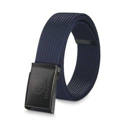 Pasek parciany BETLEWSKI PRC-21_GR-2 XL granatowy. Niebieskie paski Betlewski, bez wzorów, z materiału. Za 34.99 zł.