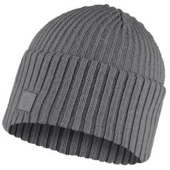 Czapka zimowa Knitted Rutger. Szare czapki zimowe Buff, bez wzorów. Za 81.99 zł.