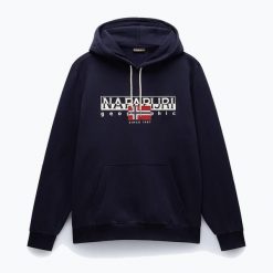 Bluza męska Napapijri B-Aylmer Hint. Niebieskie bluzy Napapijri, m, bez wzorów, bez kaptura. W wyprzedaży za 354.50 zł.