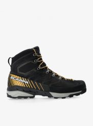 Buty trekkingowe męskie Scarpa Mescalito TRK GTX. Szare buty turystyczne Scarpa, bez wzorów, z gore-texu, przed kolano, bez zapięcia, trekkingowe, gore-tex. Za 950.39 zł.