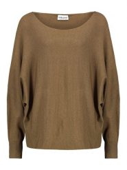 Sublevel Sweter w kolorze jasnobrązowym rozmiar: M/L. Brązowe koszulki polo Sublevel, l, bez wzorów, bez kołnierzyka, bez ramiączek. Za 84.21 zł.