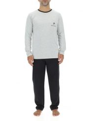 Pierre Cardin Piżama w kolorze szaro-czarnym rozmiar: XXL. Czarne piżamy Pierre Cardin, xxl, bez wzorów, bez ramiączek. Za 83.45 zł.
