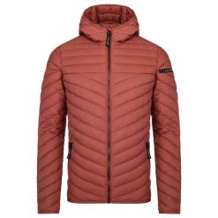 Męska kurtka zimowa LOAP Jekl XL. Czerwone kurtki narciarskie i snowboardowe YOA, m, bez wzorów, narciarskie. Za 180.26 zł.