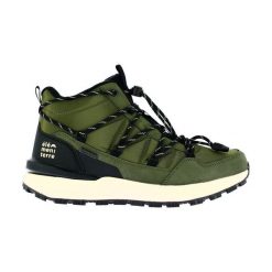 Buty trekkingowe Élémenterre Kalskag. Zielone buty turystyczne Elementerre, bez wzorów, bez zapięcia, trekkingowe. Za 324.40 zł.