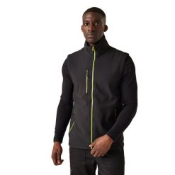 Bezrękawnik Softshell Męski Navigate 2warstwowy. Czarne kurtki softshell Regatta, m, bez wzorów, z softshellu, bez kaptura. Za 147.99 zł.