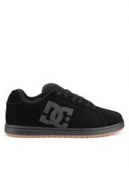 DC Sneakersy GAVELER ADYS100536-BGM Czarny. Czarne buty sportowe casual DC, bez wzorów, ze skóry, bez zapięcia. Za 191.99 zł.