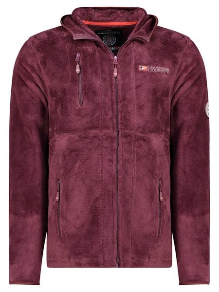 Geographical Norway Kurtka polarowa "Upload" w kolorze bordowym rozmiar: XXL. Różowe kurtki Geographical Norway, xxl, bez wzorów, z polaru, bez kaptura. Za 126.45 zł.