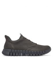 ECCO Sneakersy 52530402308 Czarny. Czarne buty sportowe casual ecco, bez wzorów, z nubiku, bez zapięcia. Za 759.99 zł.