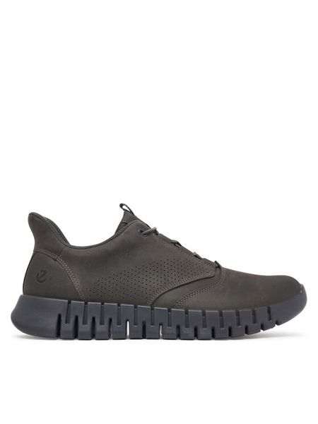 ECCO Sneakersy 52530402308 Czarny. Czarne buty sportowe casual ecco, bez wzorów, z nubiku, bez zapięcia. Za 759.99 zł.